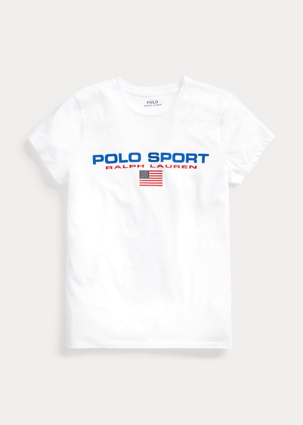 Women's Polo Ralph Lauren Polo Sport Crewneck T Shirts | 831627HRL